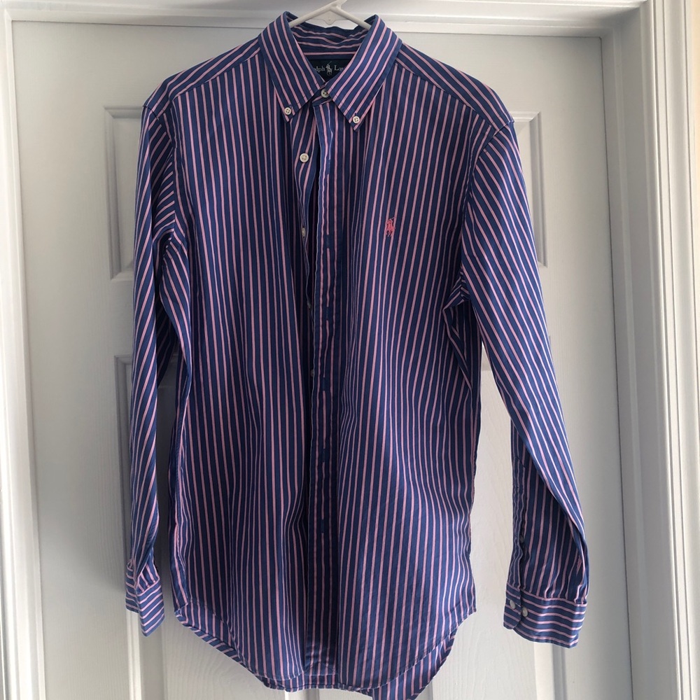 Men’s Polo Ralph Lauren dress shirt size 15 32/33 stripes